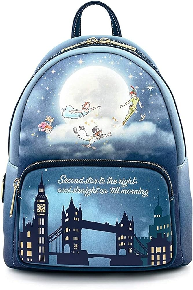 Loungefly Disney Peter Pan Second Star Glow Mini Backpack