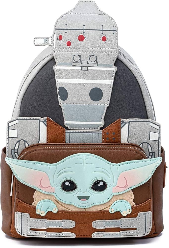 Star Wars The Mandalorian - The Child and IG88 Mini Cosplay Backpack, Fall Convention Exc