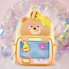 Claw Machine Pin Collector Backpack - Sweet Honey Bear