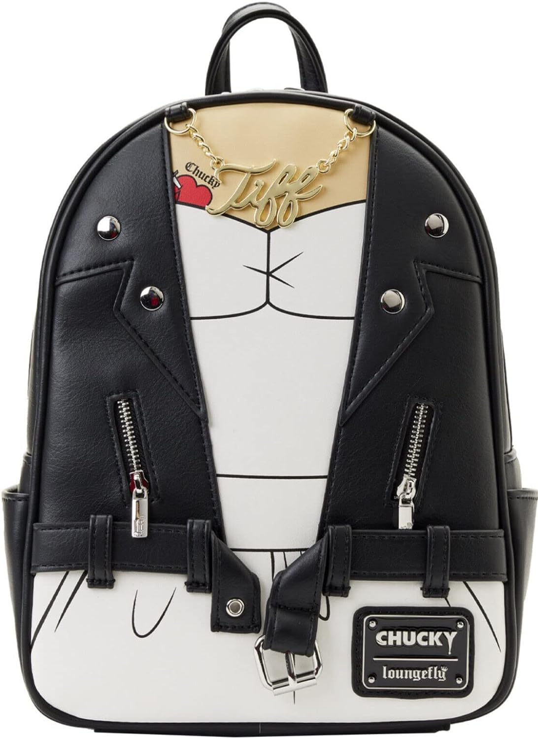 Loungefly deals bride of chucky Tiffany cosplay mini backpack