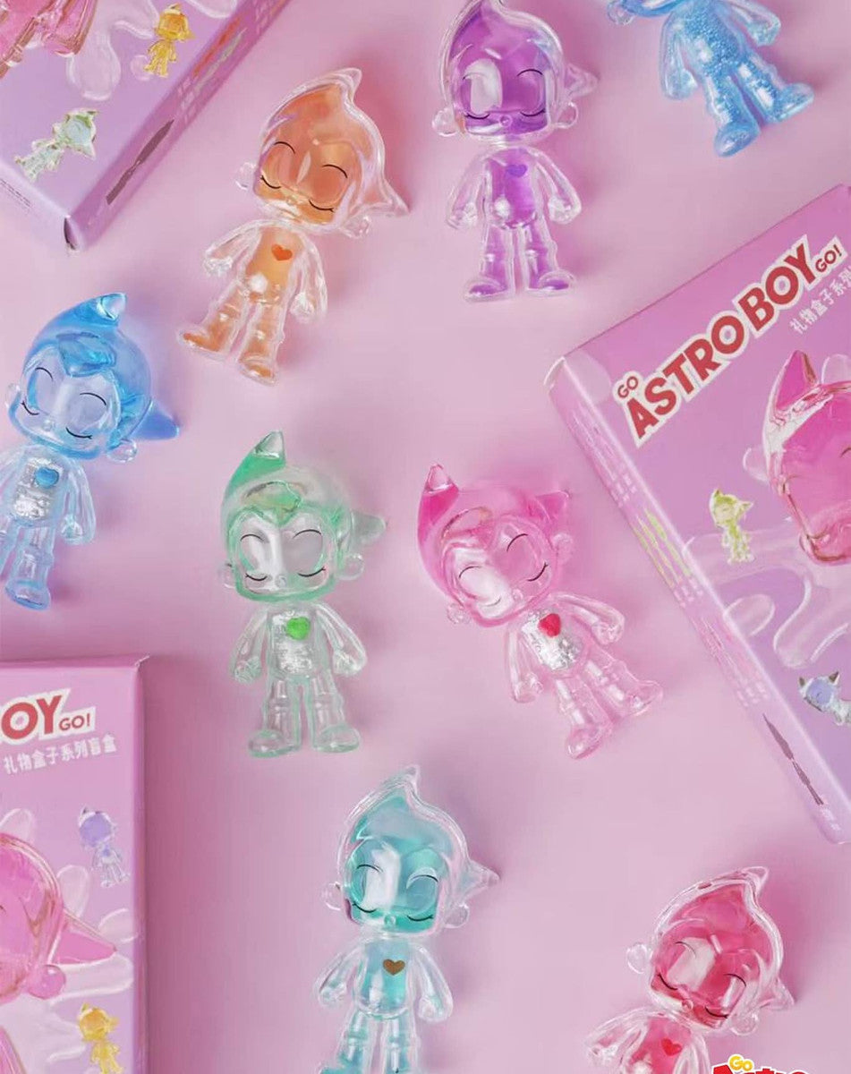 Astro Boy フィギュア ピンク クリアパーツ Go Astro Boy Go! “Gift Box” Crystal Translucent Mini Figure Series
