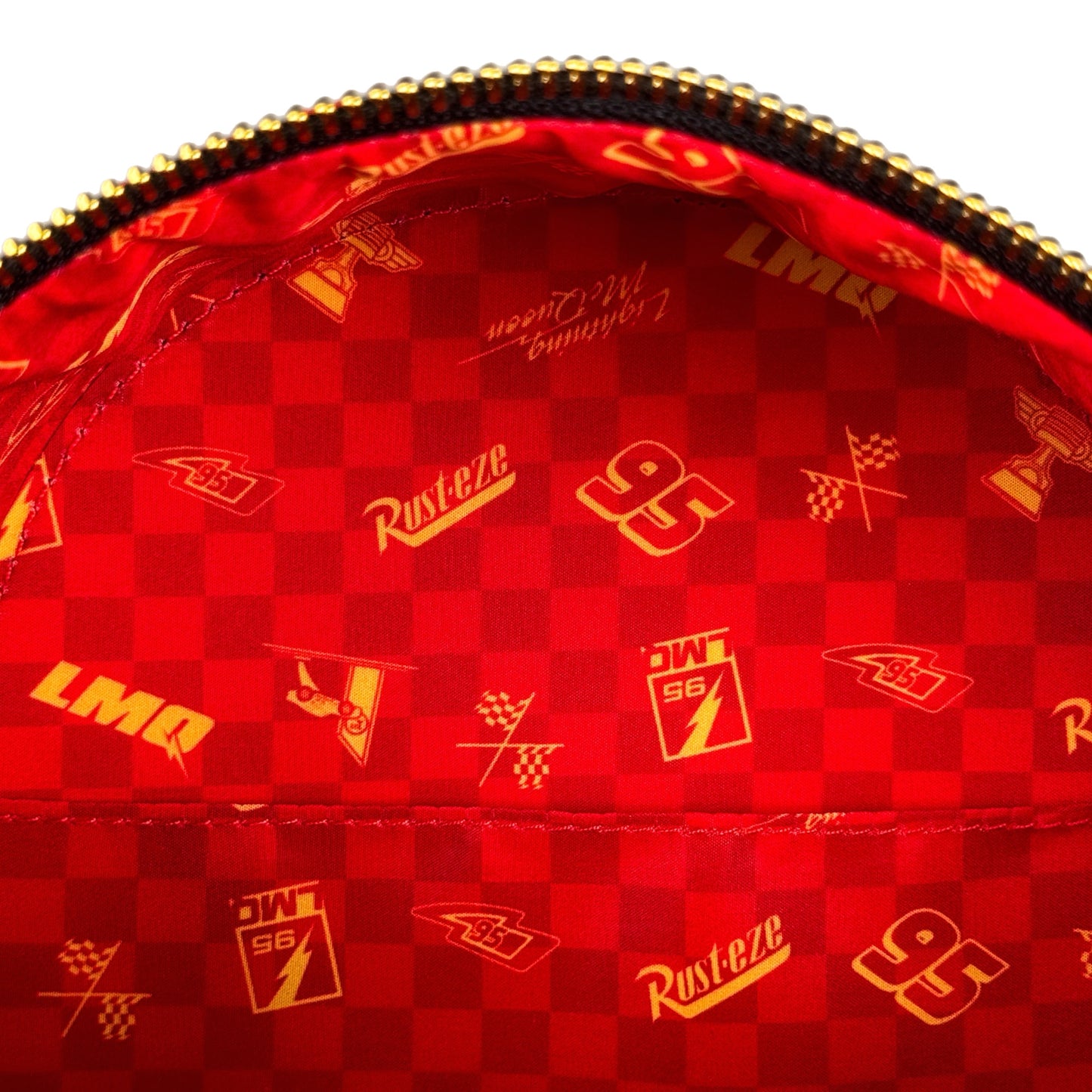 Pixar Cars Lightning McQueen Corduroy Convertible Mini Backpack EXCLUSIVE