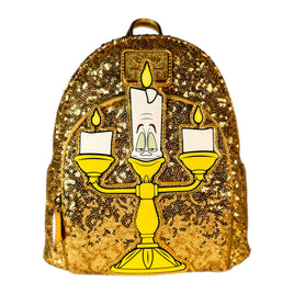 Lumiere Sequin Character Series EXCLUSIVE Loungefly mini backpack