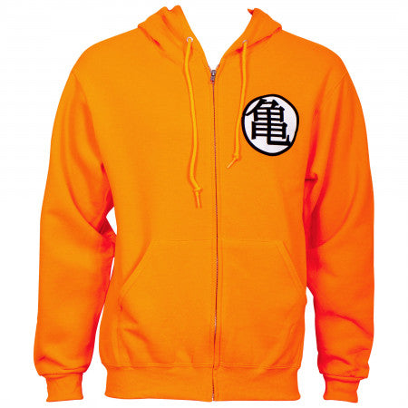 Orange dbz hoodie hotsell