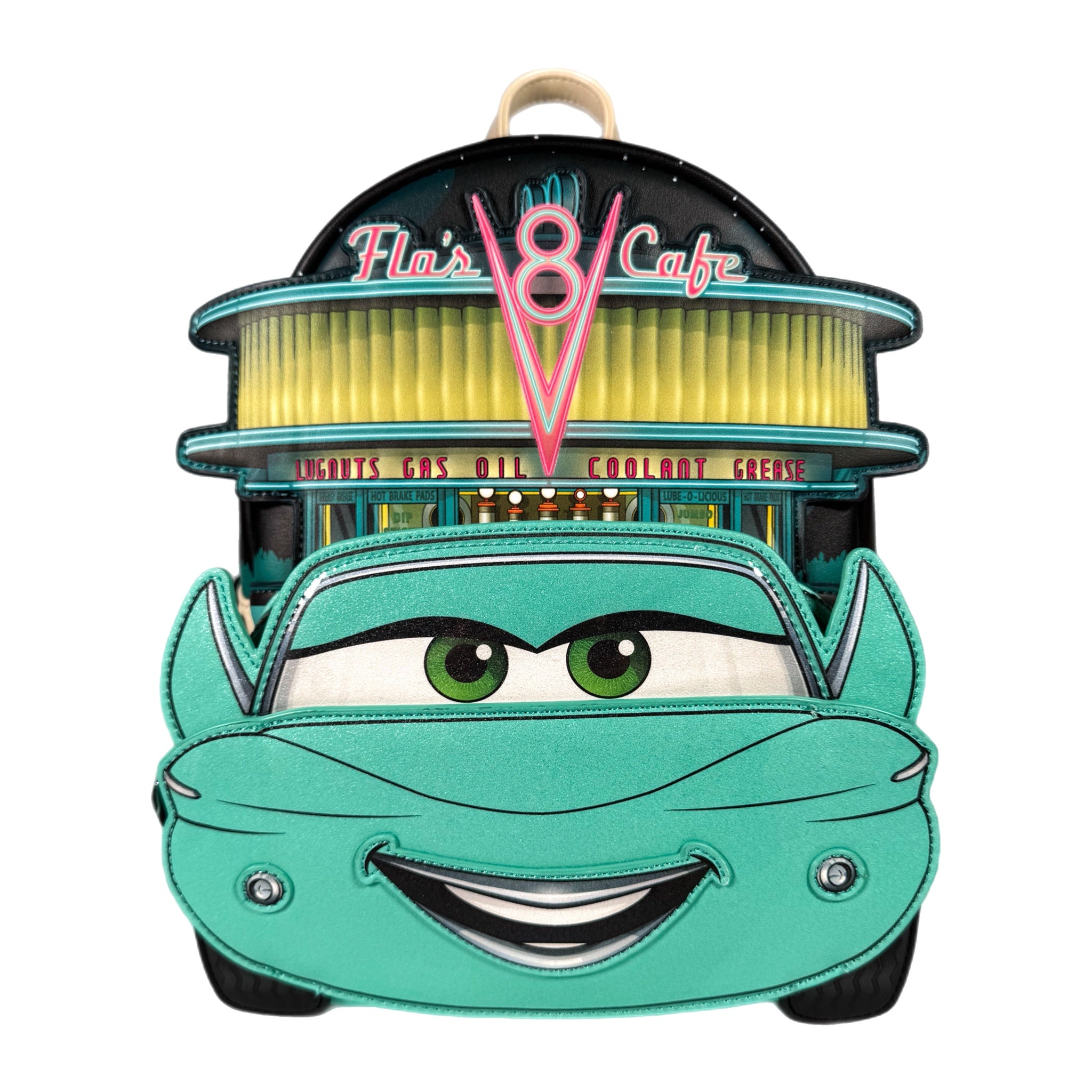 cars mini backpack Pixar Cars Flo Cosplay Mini Backpack
