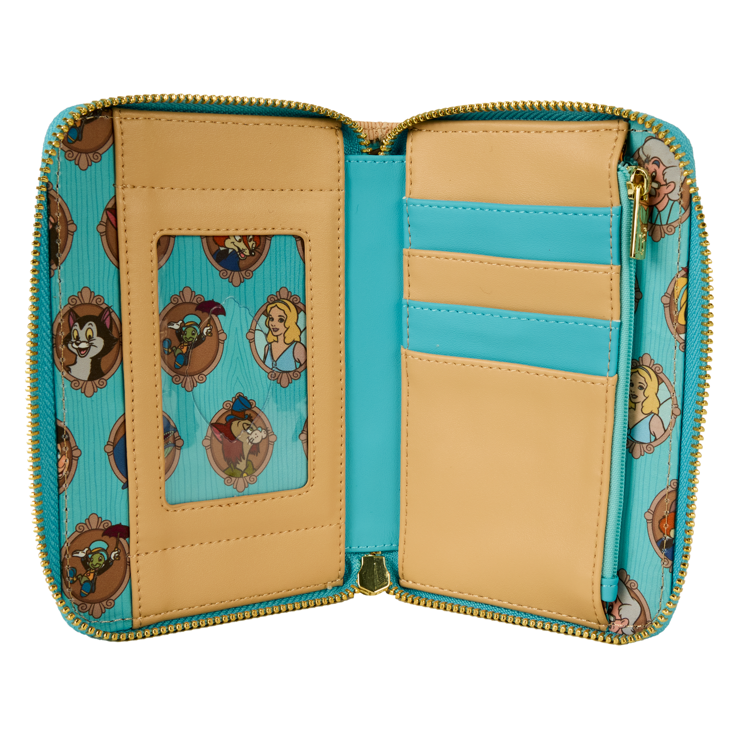 LF DISNEY PINOCCHIO ZIP AROUND WALLET