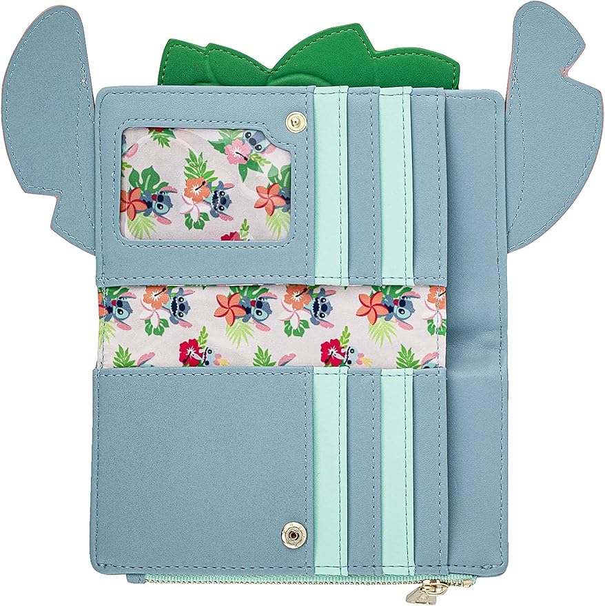 Luau Stitch Zip Wallet - Lilo & Stitch