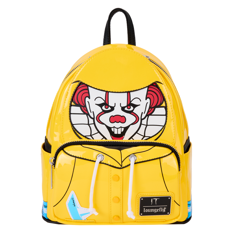 IT Pennywise Raincoat Cosplay Glow Mini Backpack
