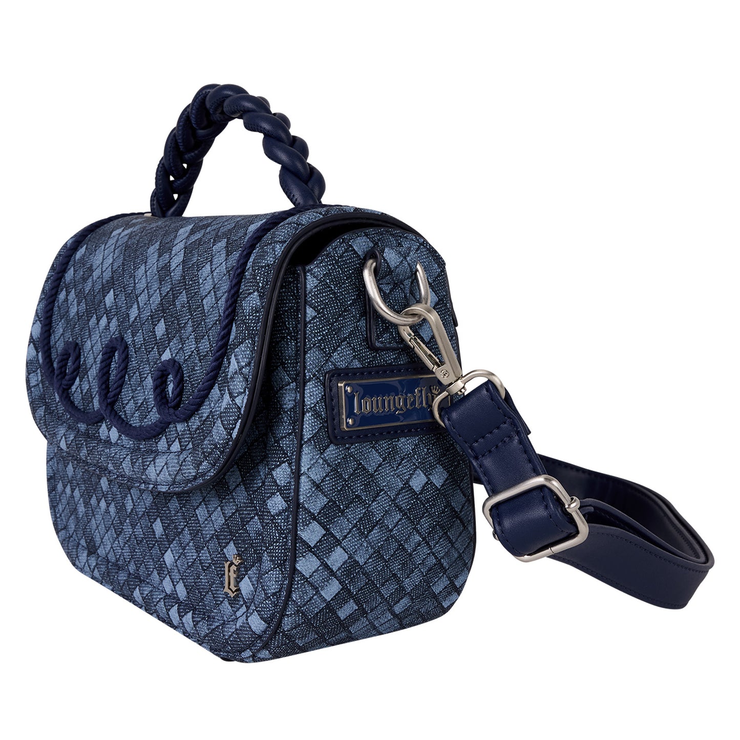 LOUNGEFLY DENIM CROSSBODY BAG