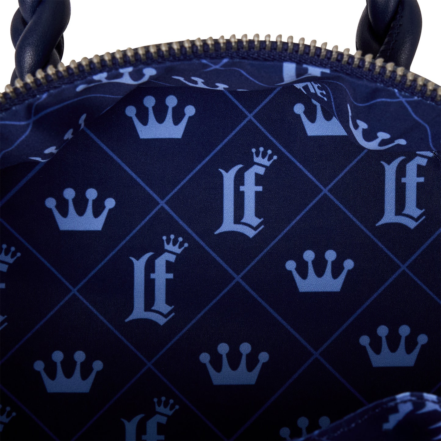 LOUNGEFLY DENIM COVERTIBLE MINI BACKPACK