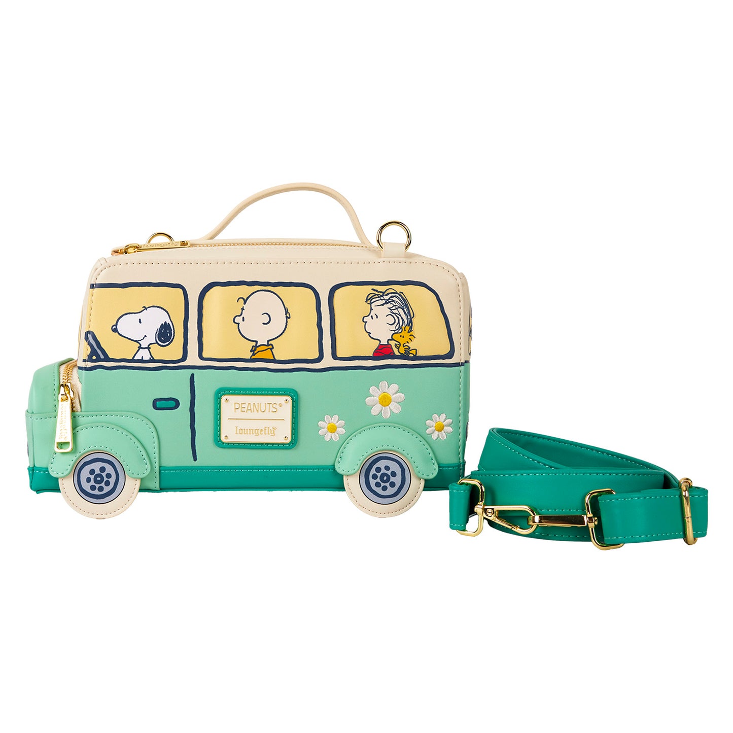 LF PEANUTS ROAD TRIP BUS CROSSBODY BAG
