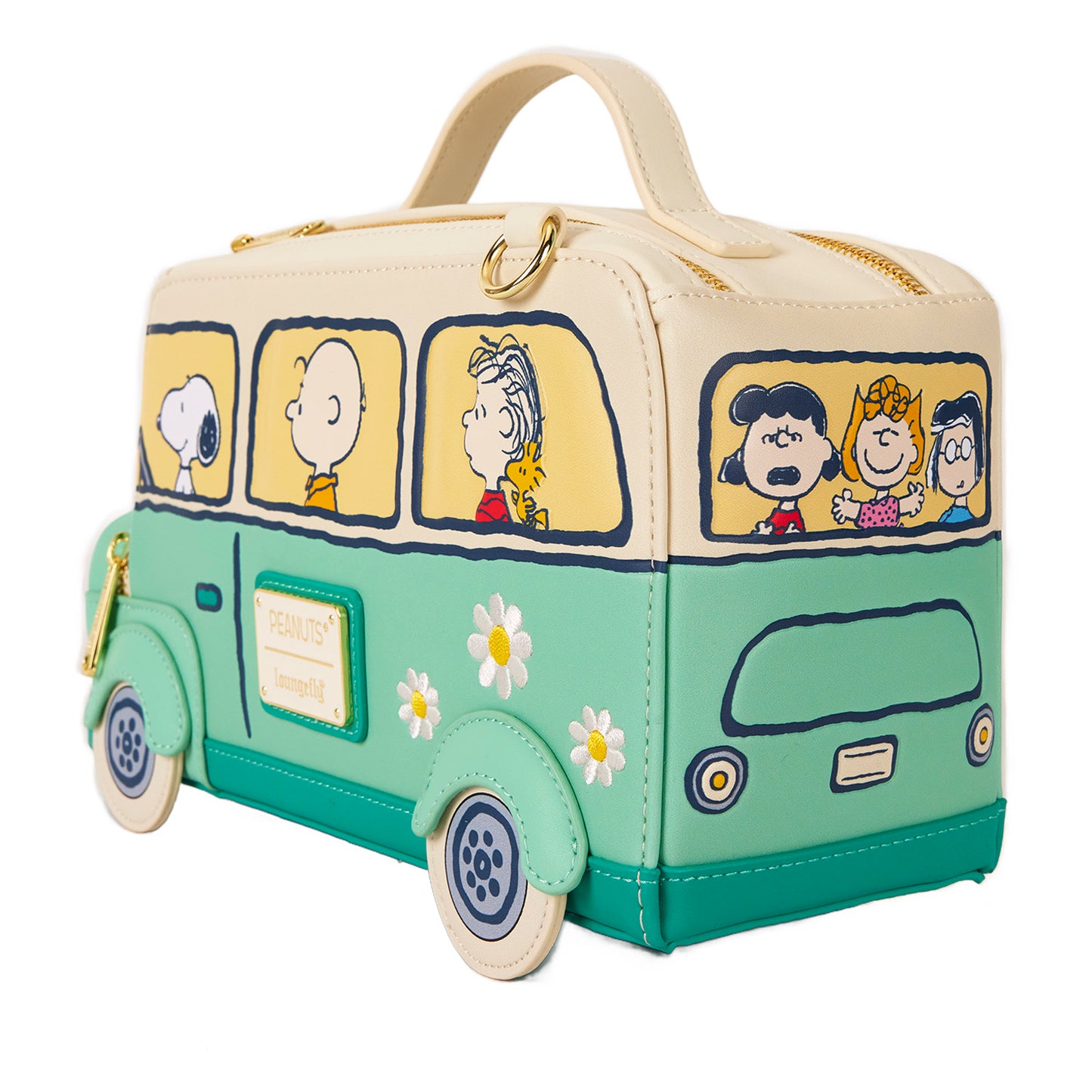 LF PEANUTS ROAD TRIP BUS CROSSBODY BAG