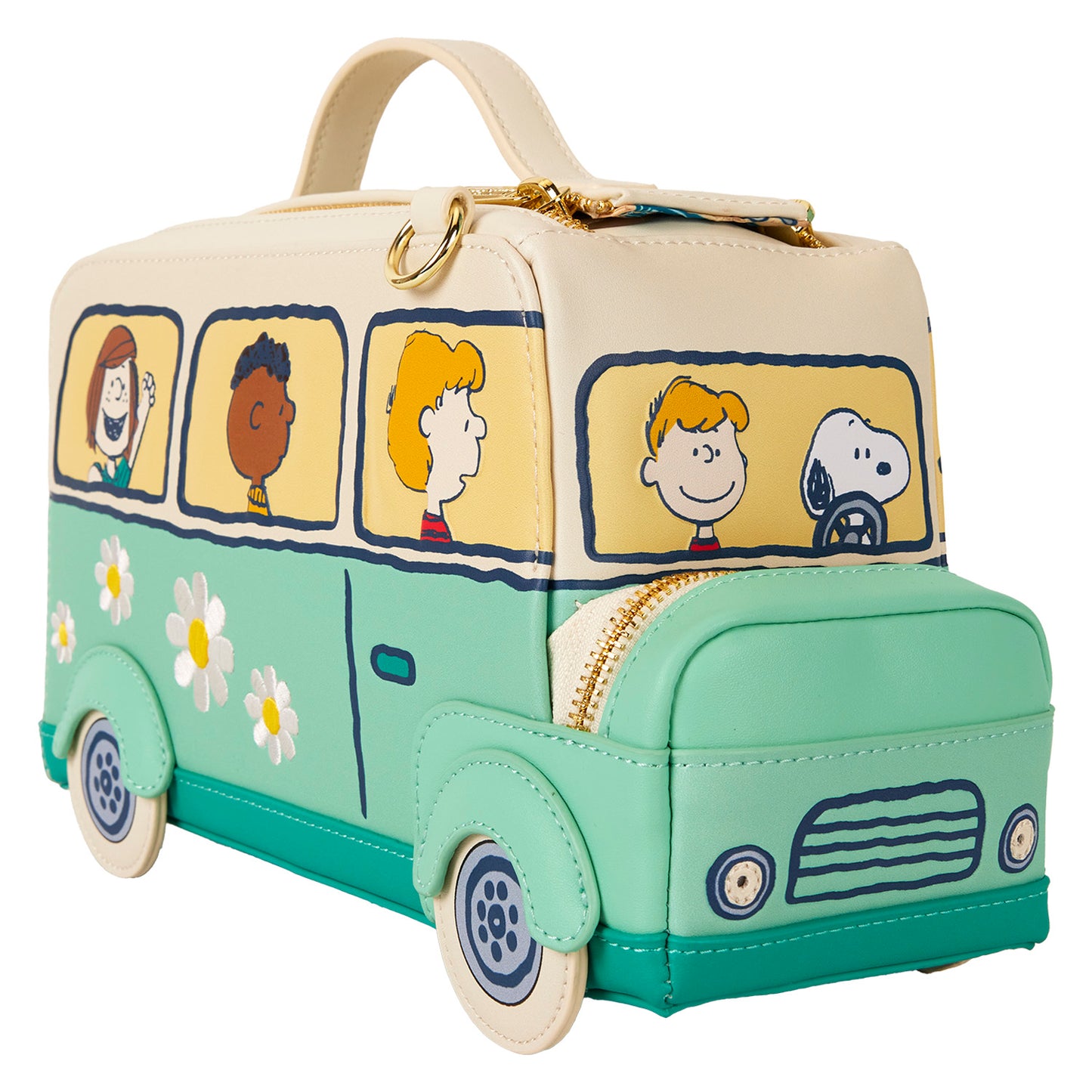 LF PEANUTS ROAD TRIP BUS CROSSBODY BAG