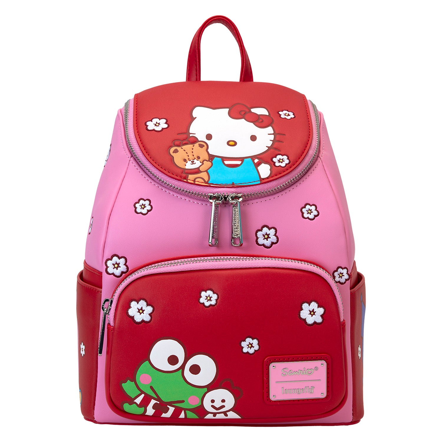 hello kitty backpack mini Loungefly Leather: Sanrio Hello Kitty and Friends Color Block Mini Backpack