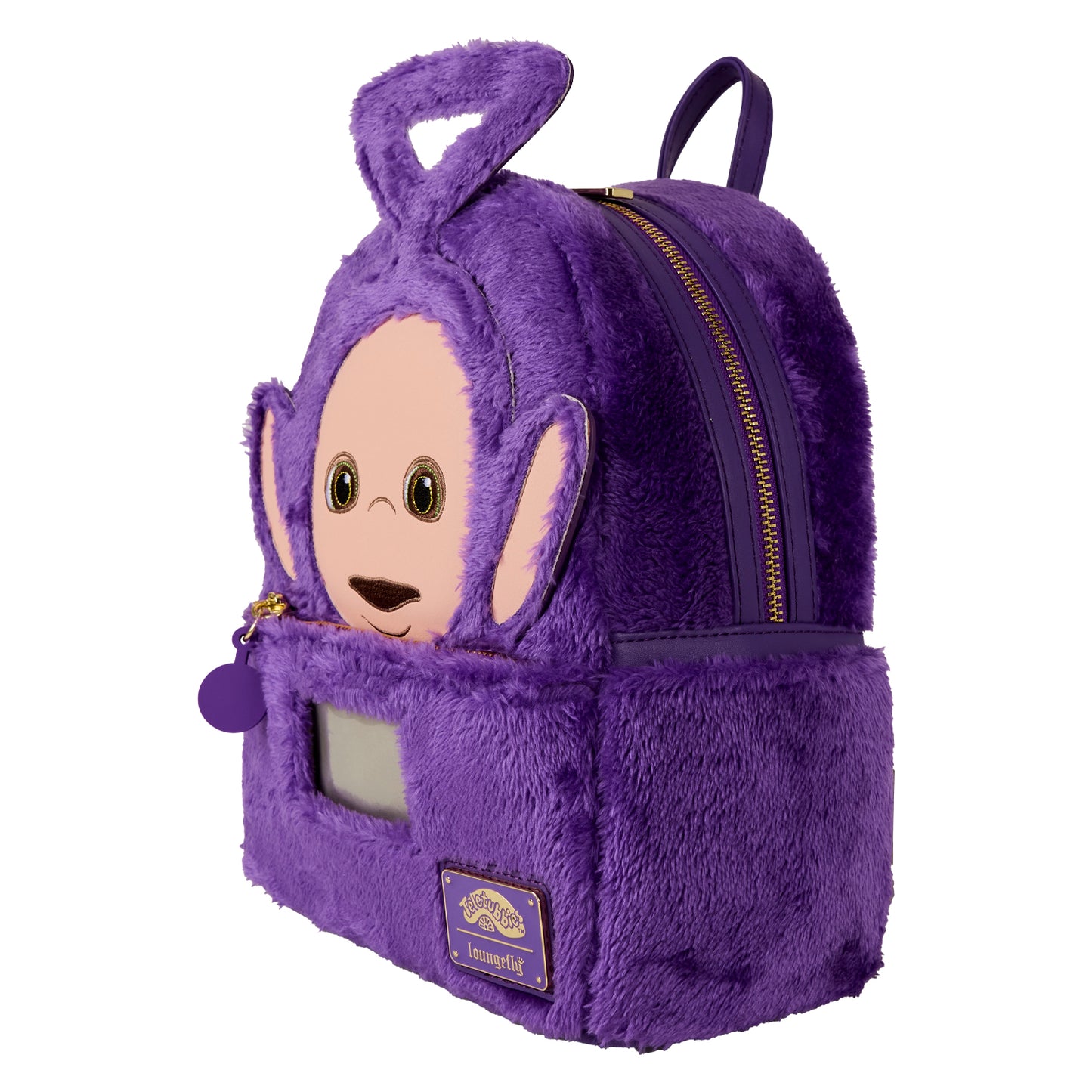LF Teletubbies Tinky-Winky Plush Cosplay Light Up Mini Backpack