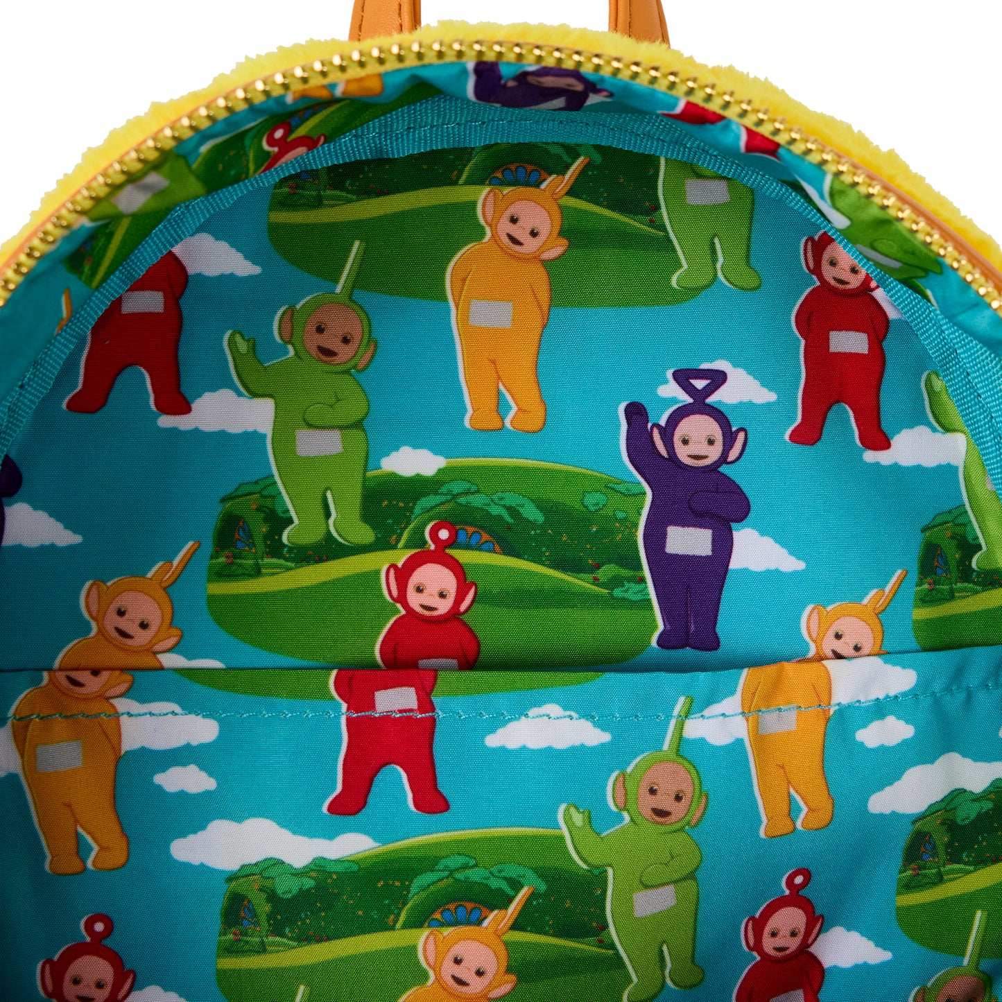 Teletubbies Laa-Laa Plush Cosplay Light Up Mini Backpack