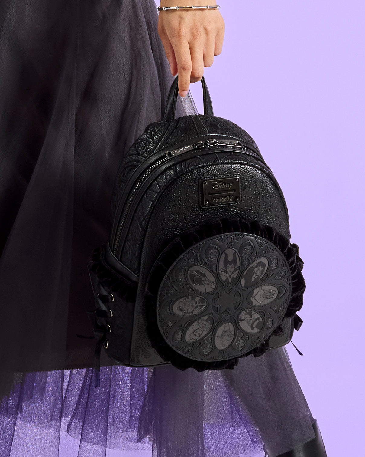 Disney Villains Stained Glass Mini Backpack