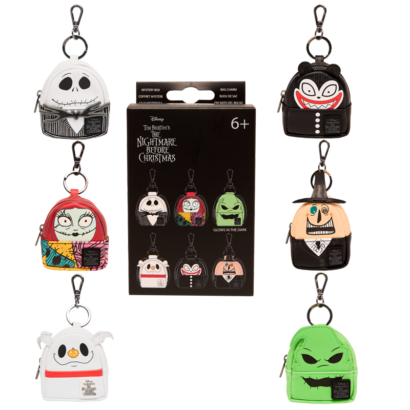 Nightmare Before Christmas Mini Backpack Mystery Box Bag Charms
