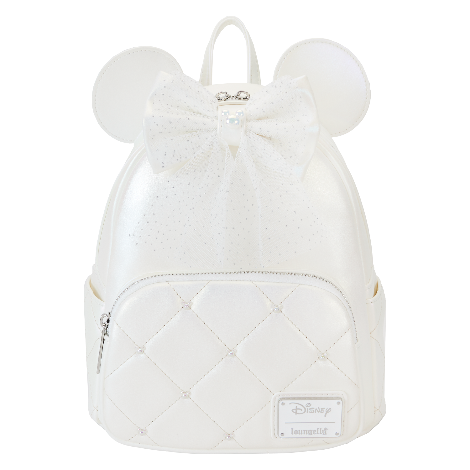 White Minnie Ears Disney Parks top Loungefly