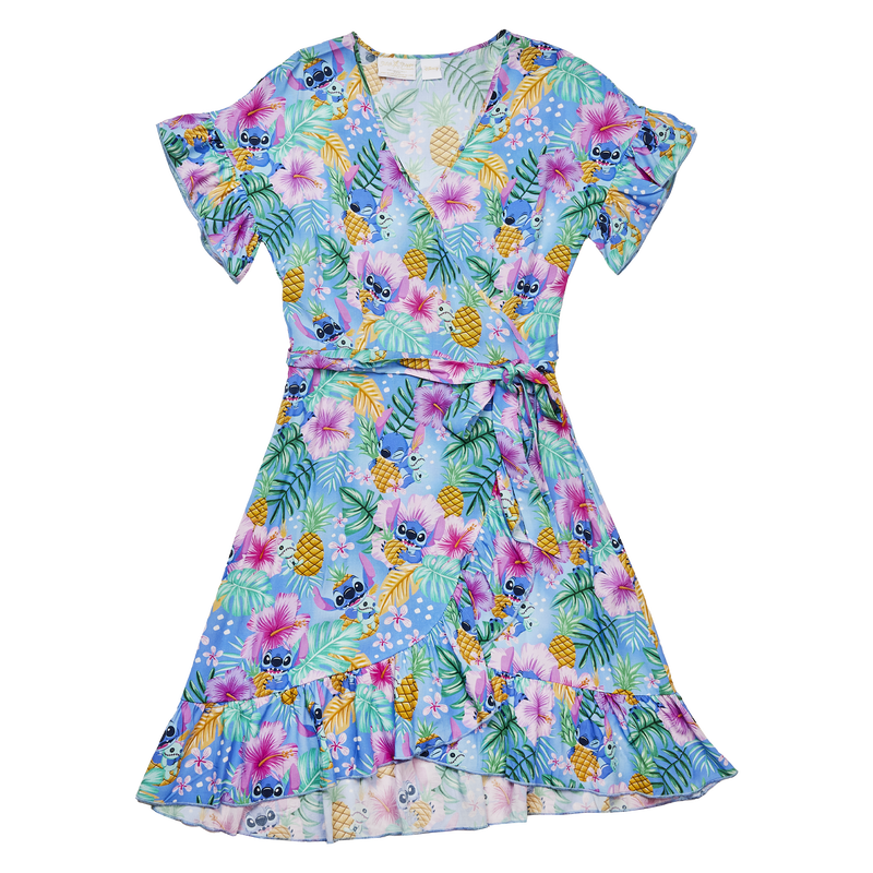 Stitch Shoppe Lilo and Stitch Tropical Wrap Ilana Dress Stitch Shoppe Lilo and Stitch Tropical Wrap Ilana Dress
