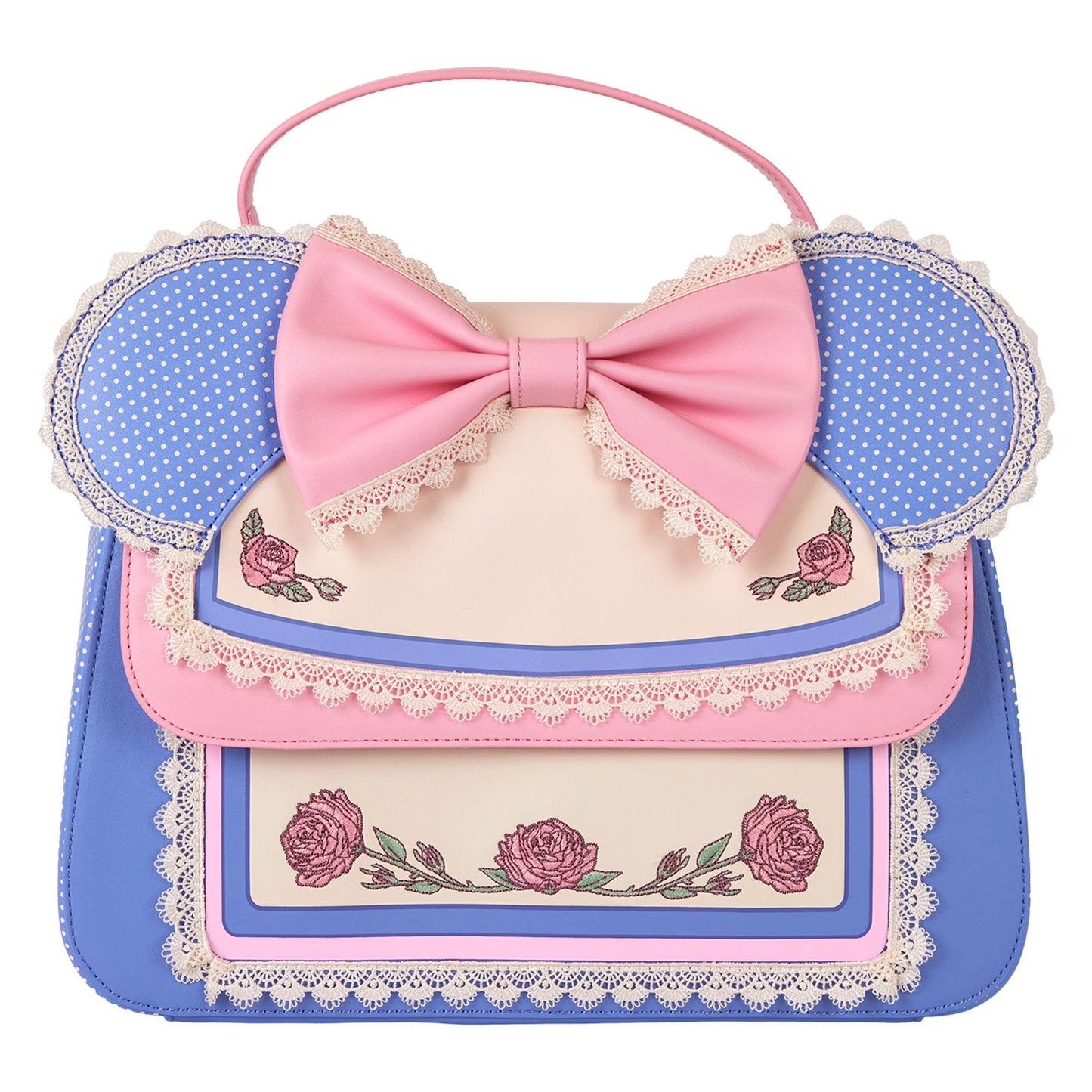 LF DISNEY MINNIE FLORAL AND LACE EARS CROSSBODY BAG