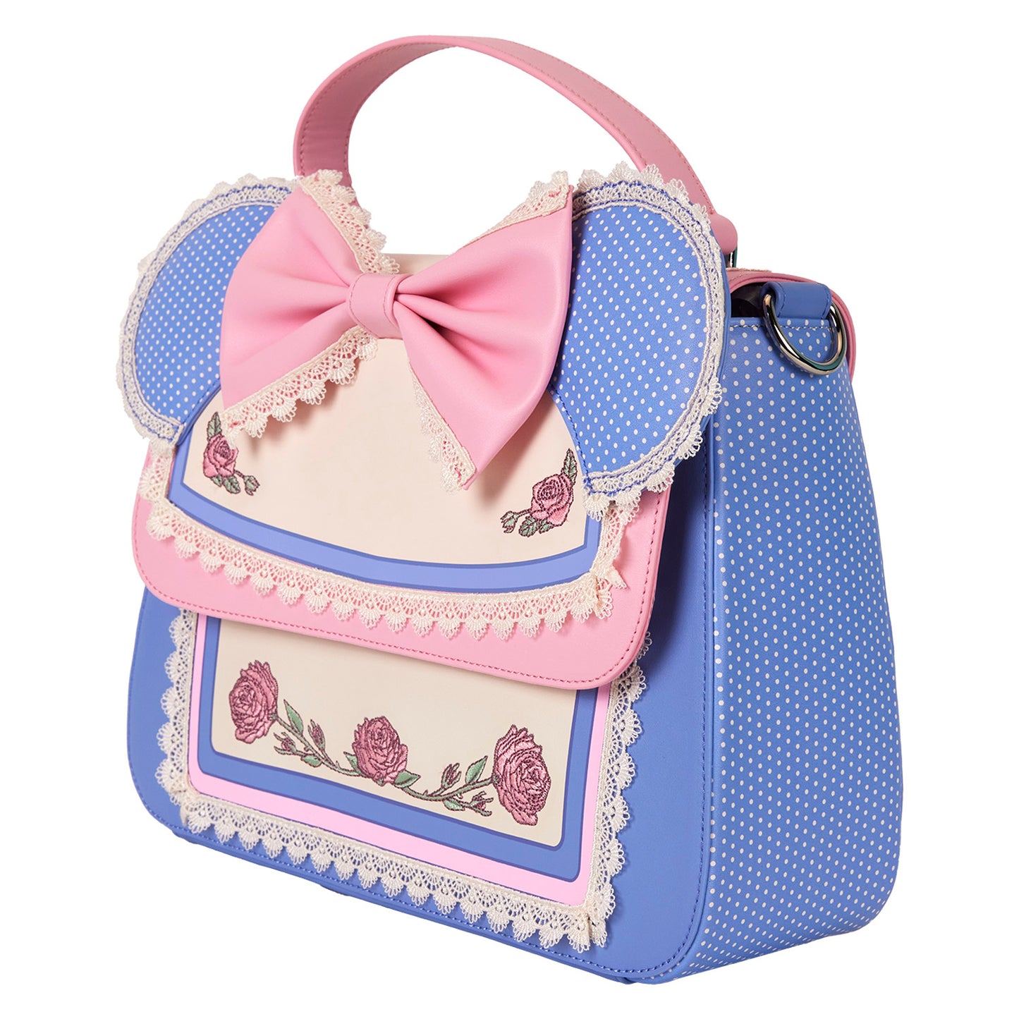 LF DISNEY MINNIE FLORAL AND LACE EARS CROSSBODY BAG