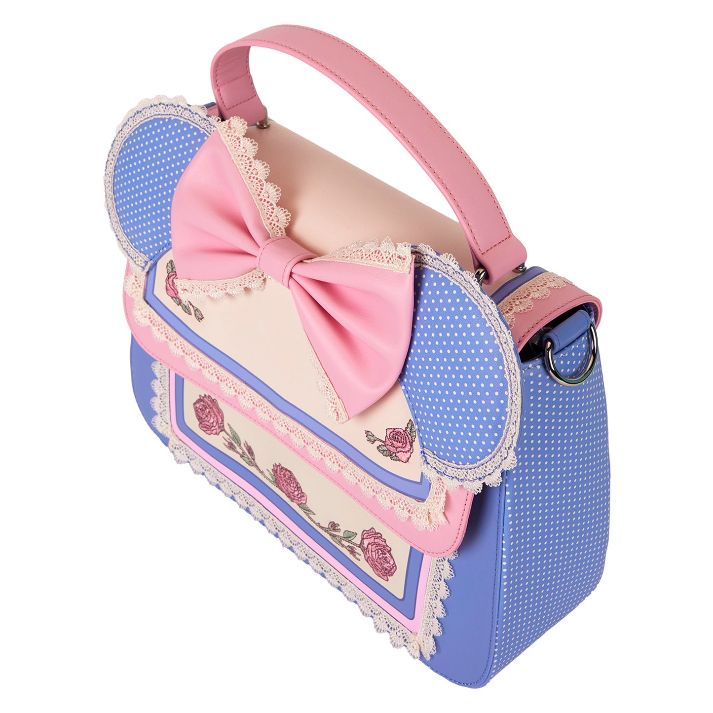 LF DISNEY MINNIE FLORAL AND LACE EARS CROSSBODY BAG