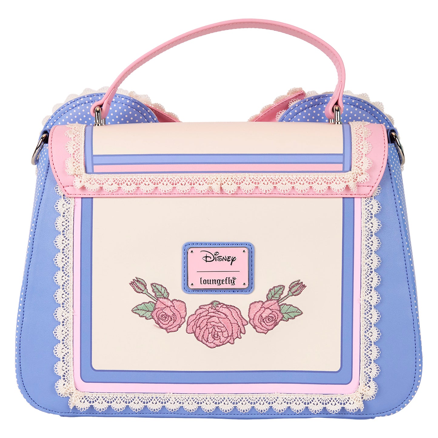 LF DISNEY MINNIE FLORAL AND LACE EARS CROSSBODY BAG
