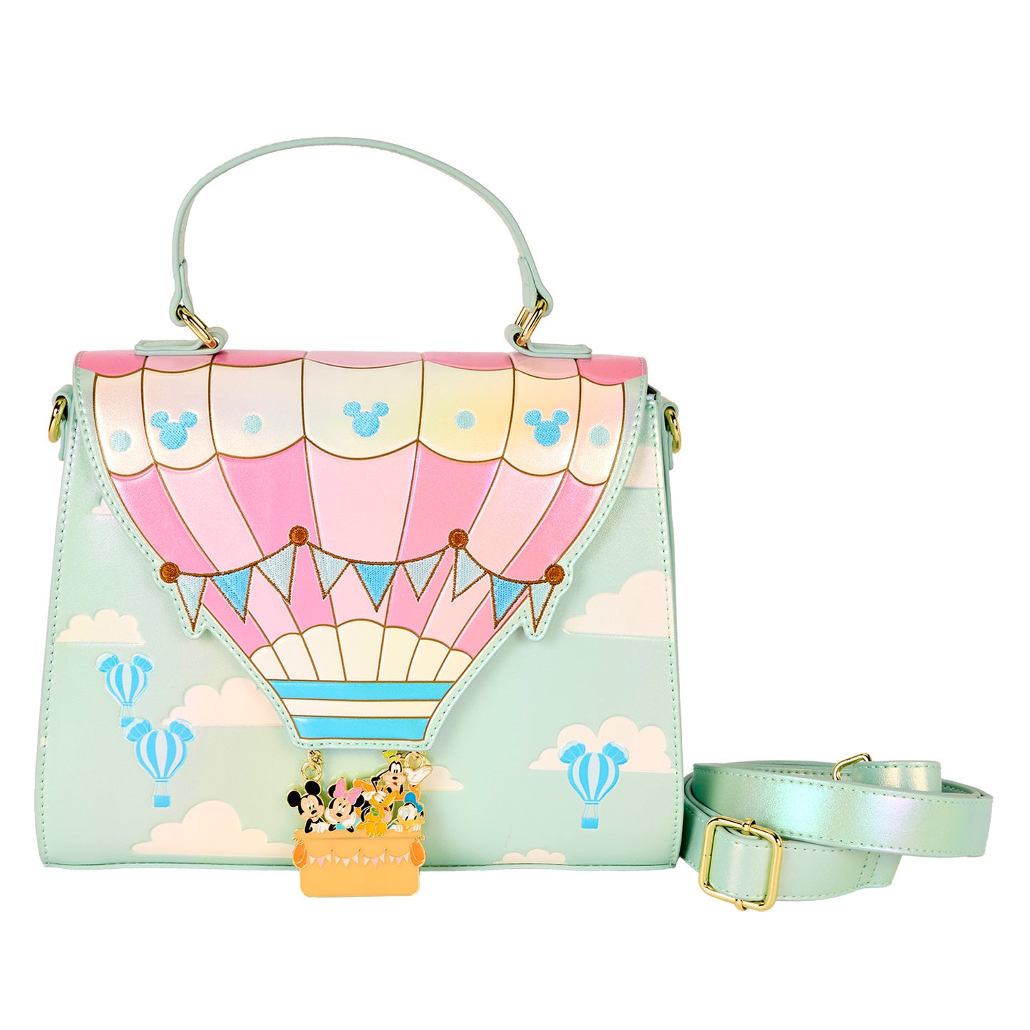 LF DISNEY MICKEY & FRIENDS HOT AIR BALLOON CROSSBODY BAG