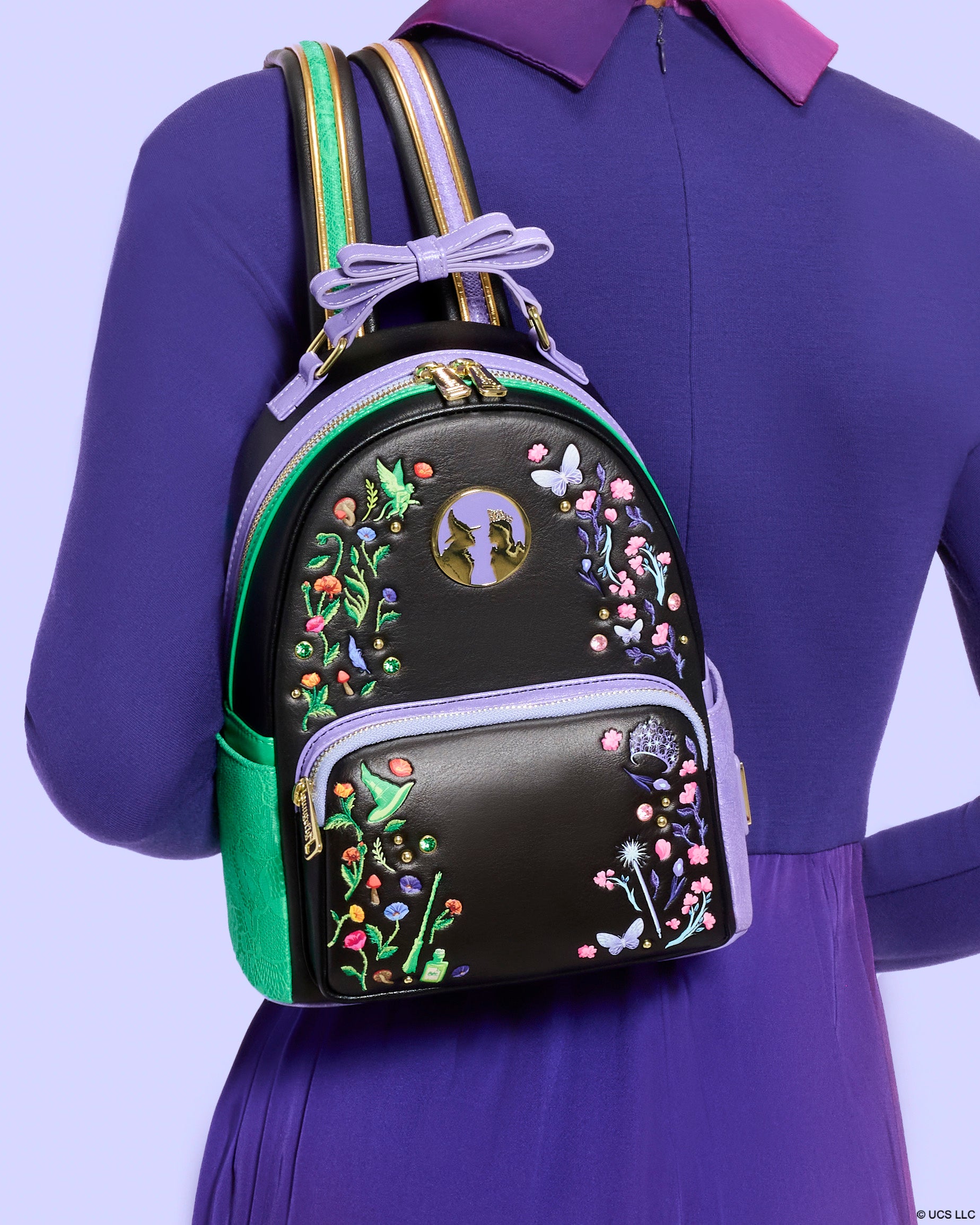 Wicked Glinda & Elphaba Floral & Lace Mini Backpack