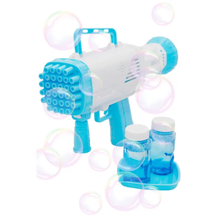 Electric Bubble Maker Machine Gatling Gun 32 Hole