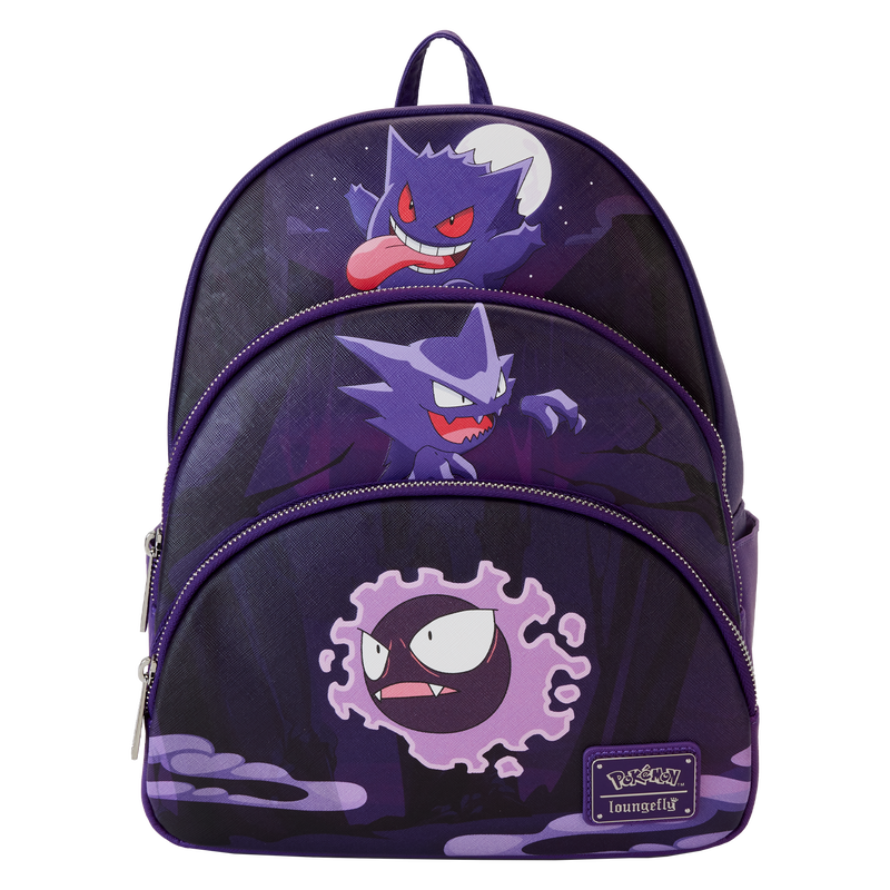 Pokemon Gastly Evolutions Triple Pocket Mini Backpack WORLD 1 1 GAMES