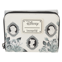 Disney Princess Cameo Porcelain Portraits Zip Around Wallet