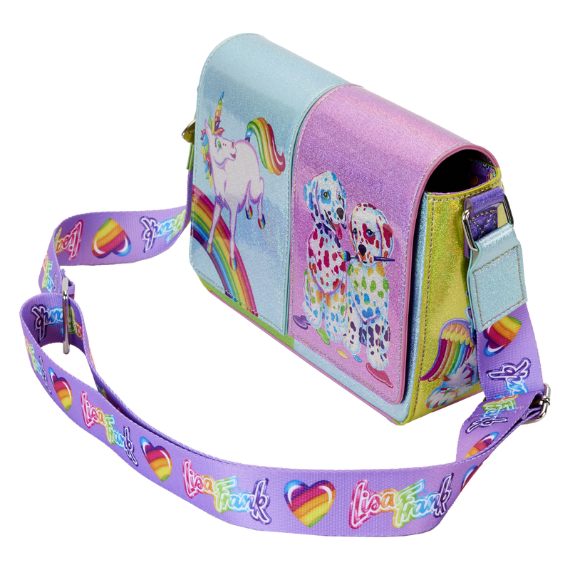 Lisa Frank Markie Reflection Crossbody Bag