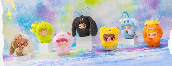 emotional monsters QKID Emotional Hairy Monsters Series 1Box 6pcs
