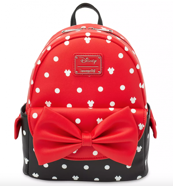 Outlet Loungefly Minnie Mouse polka dot mini backpack