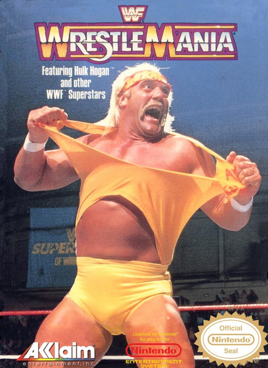 WWF WRESTLEMANIA NES GAME WORLD 1 1 GAMES