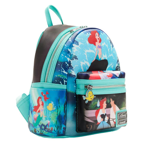 LoungeFly The Little Mermaid Ursula Lair Glow Mini Backpack