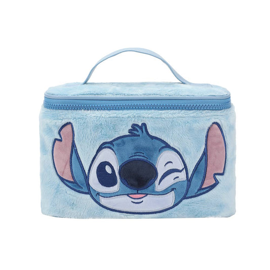 Disney Stitch Faux Fur Travel Beauty Case