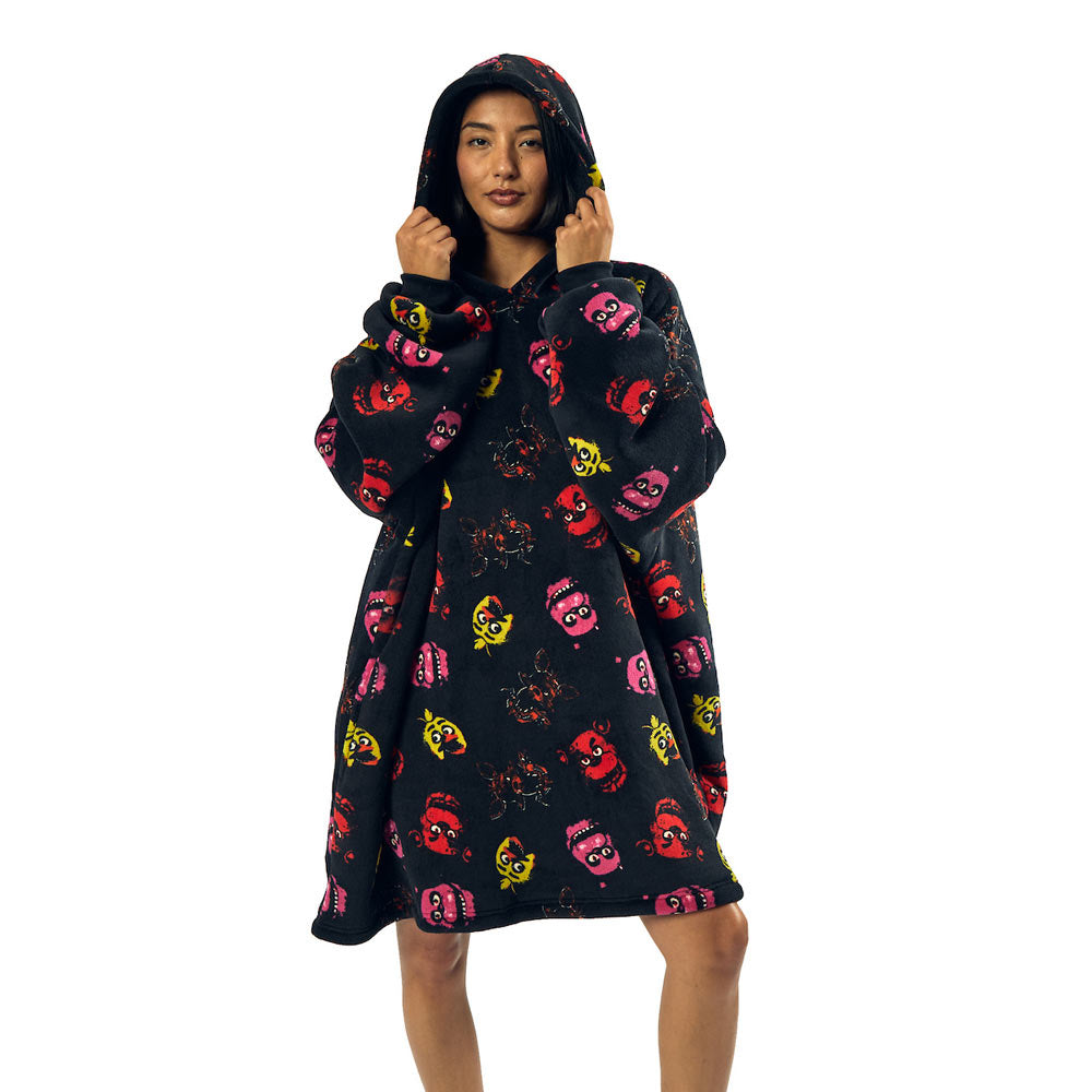Five Nights at Freddy's Characters Hoodie Blanket