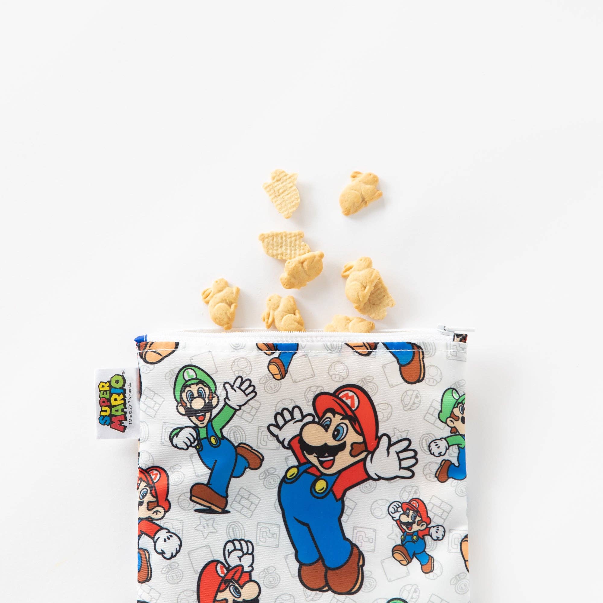 Reusable Snack Bag, Large: Super Mario™ & Luigi 8