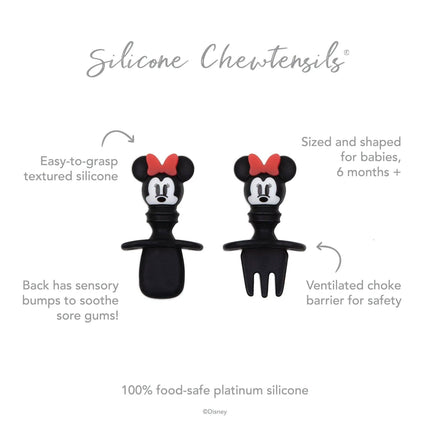 Silicone Chewtensils®: Minnie Mouse