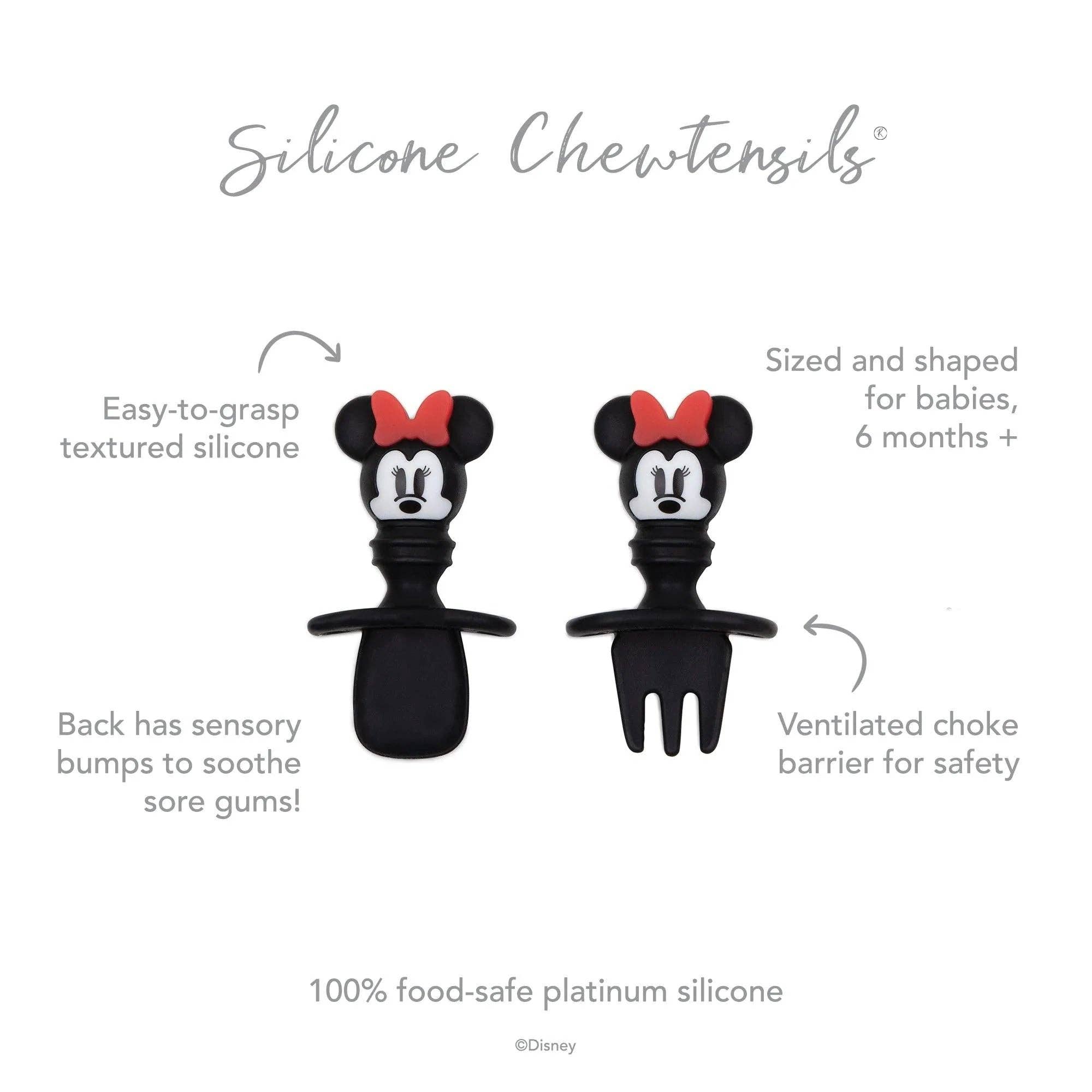 Silicone Chewtensils®: Minnie Mouse 10