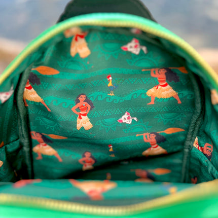 Moana Heart of Te Fiti Sequins Loungefly Mini Backpack