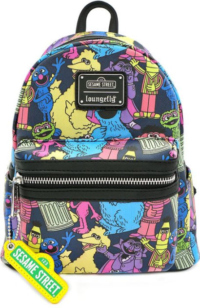 Sesame Street Character All Over Print Mini Backpack  Bundle