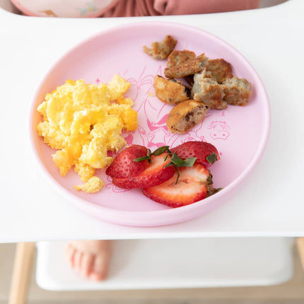 Silicone Plate + Spoon Set: Disney Princess