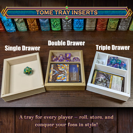 D20 Storage Tome for TTRPG, MTG, Pokemon, D&D Gaming!
