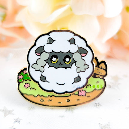 Spinning Wooloo Enamel Pin