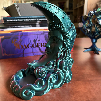 Moon Maiden Dice Tower & Storage | TTRPG, D&D, TCG, CoC