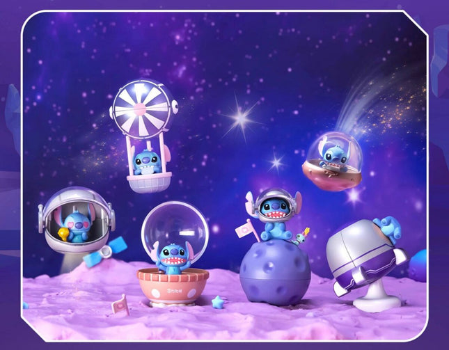 Genuine Stitch Interstellar Shuttle Series Blind Box Trendy Toy Figurines